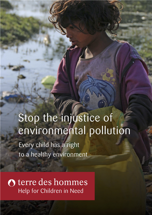 Die Studie »Die stille Pandemie« macht auf die dramatisch hohe Belastung von Kindern mit Giftstoffen aufmerksam. © terre des hommes e.V.