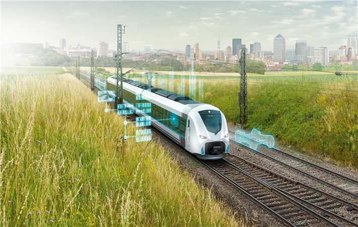 Der innovative Regional- und Pendlerzug Mireo von Siemens Mobility vereint auf hohem gestalterischen und funktionalen Niveau Fahrgastattraktivität mit Umweltfreundlichkeit und Wirtschaftlichkeit. © Stiftung Deutscher Nachhaltigkeitspreis