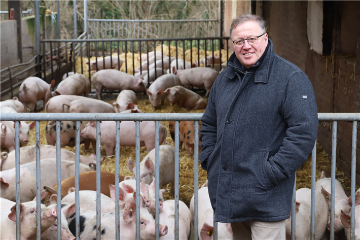 Heinrich Rülfing Bio-Landwirt und Vorsitzender Akionsbündnis Deutsche Bioschweinehalter © Jens Brehl