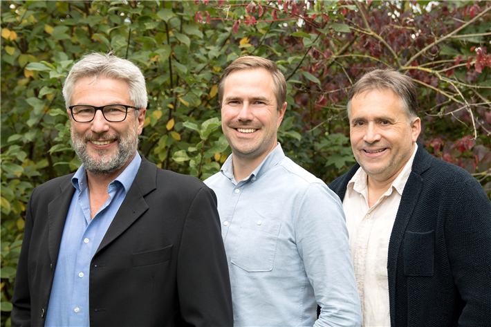Der Vorstand der memo AG (v.l.n.re.): Frank Schmähling, Henning Rook und Richard Wolf © memo AG