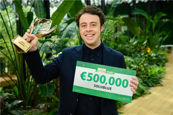 Francis Field von SoluBlue - Gewinner Postcode Lotteries Green Challenge 2020 © Roy Beusker