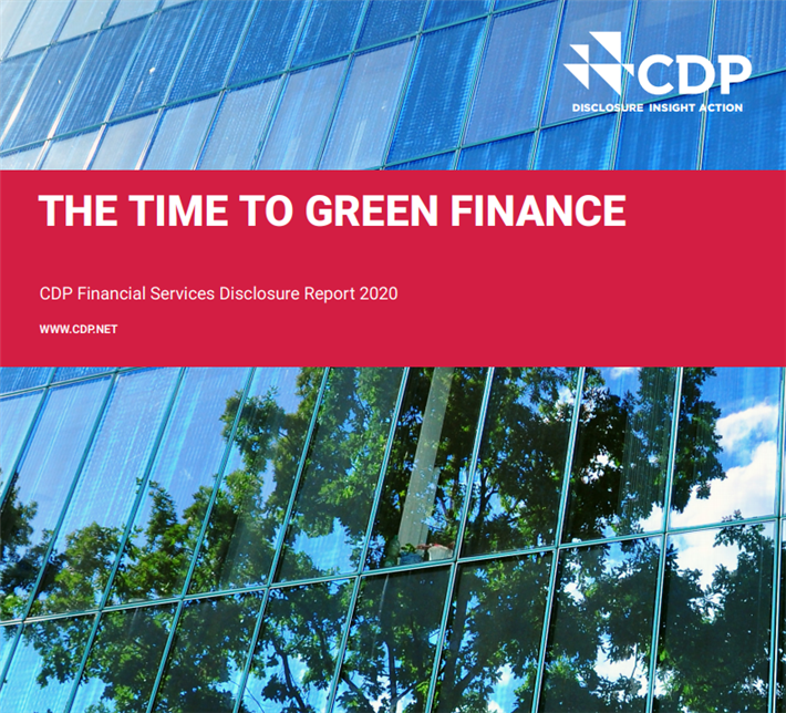 Die kürzlich veröffentlichte Studie Time to Green Finance zeigt, dass fast alle klimabezogenen Auswirkungen und Risiken globaler Finanzinstitute aus der Finanzierung der Gesamtwirtschaft stammen. © CDP
