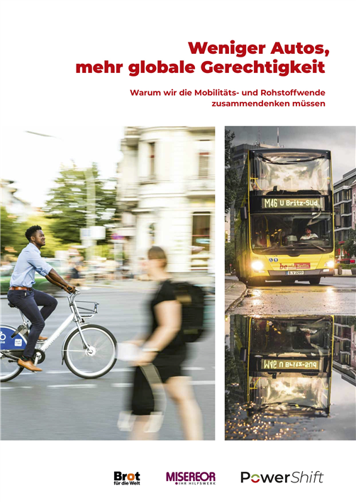 Studie zum Rohstoffverbrauch der Autoindustrie: Organisationen fordern klima- und rohstoffgerechte Mobilitätswende © MISEREOR