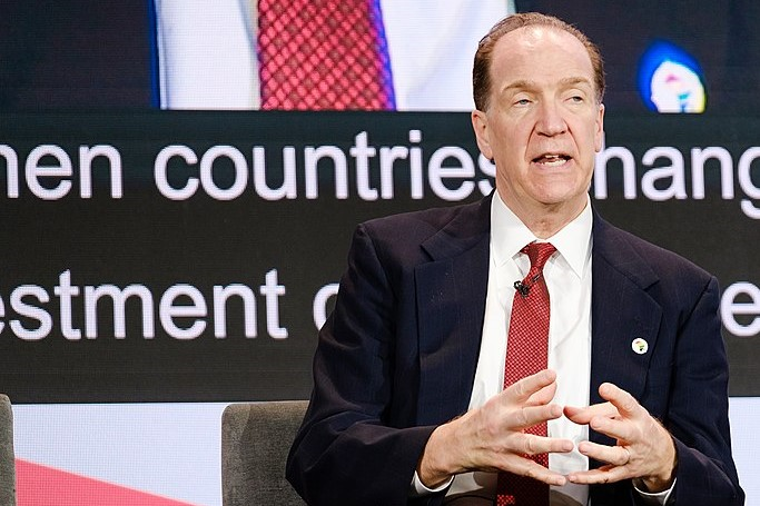 David Malpass, President of The World Bank, speaking at the Africa Investment Summit in London, 20 January © Creative Commons Attribution 2.0 Generic, Graham Carlow, Ausschnitt