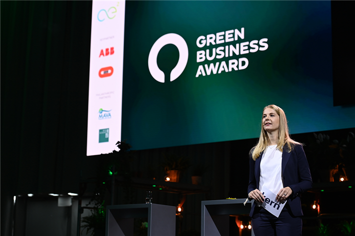 Anlässlich der Konferenz 'CE2 – Circular Economy Entrepreneurs' wurde der 'Green Business Award' vergeben © Sandra Blaser/NZZ Connect