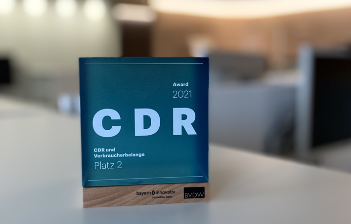 Anfang Dezember belegte die Initiative bei der Vergabe des ersten deutschsprachigen Corporate Digital Responsibility Awards in der Kategorie 'CDR und Verbraucherbelange' bereits den 2. Platz. © Otto Group