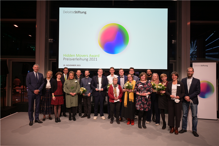 Die GewinnerInnen des Hidden Mover Award 2021 © Deloitte-Stiftung