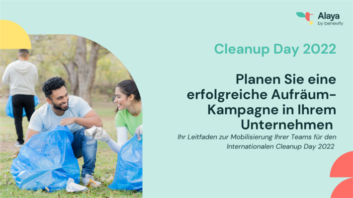 Mobilisieren Sie Ihre Mitarbeitenden zum Cleanup Day 2022 © Benevity International