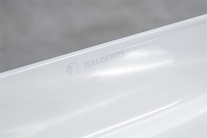 Alle Produkte der Kaldewei Limited Edition nature protect sind per Laser-Logo gekennzeichnet. © KALDEWEI