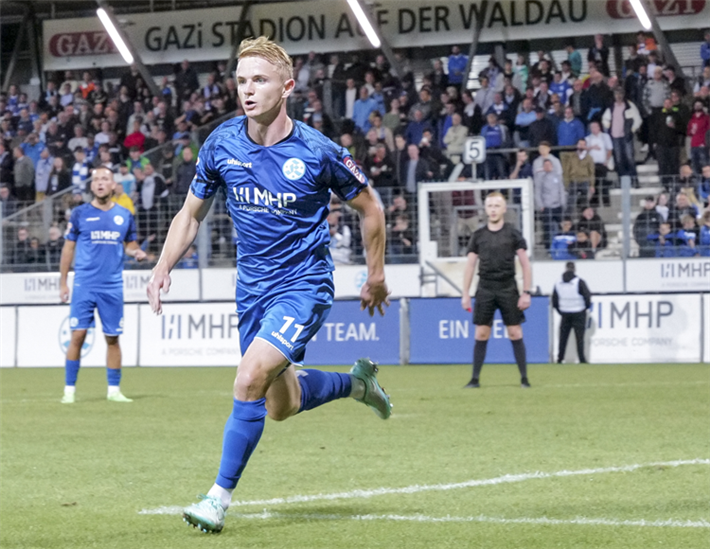 Marian Riedinger in Aktion © Stuttgarter Kickers