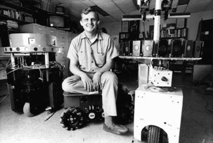 Der KI-Pionier Hans Moravec forschte jahrzehntelang an KI und Robotern an der Carnegie Mellon University © CC BY-SA 4.0