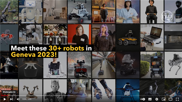 Werden humanoide Roboter die Probleme unserer Zeit lösen? Sie sind keine Science-Fiction, sind weltweit im Einsatz und treffen sich alle in Genf. © UNO 'AI for Good' 