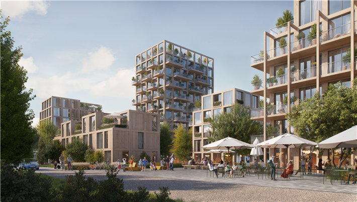 Eine innovative Baulösung für individuelles und umweltbewusstes urbanes Wohnen. © EFFEKT