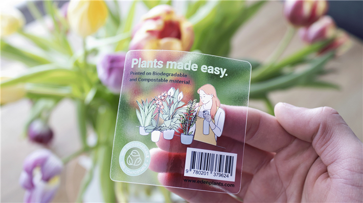 Die neue Etikettenserie bietet eine großartige Lösung für viele Anwendungen: perfekt für Luxusprodukte, Produktetiketten sowie große oder kleine Aufkleber, wenn eine nachhaltige Alternative erforderlich ist. © Sticker GIZMO