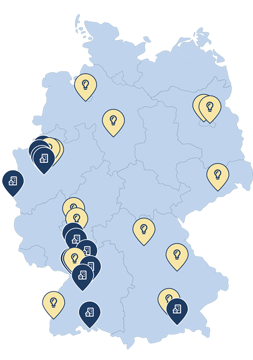 Mapping der Reallabore © Acatech