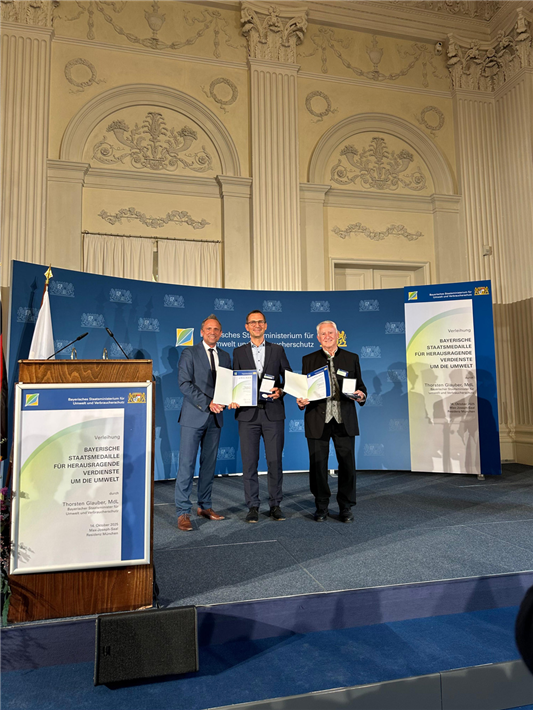 Thorsten Glauber, Franz Rösl und Ludwig Meier (v.l.) © Christian Amerle