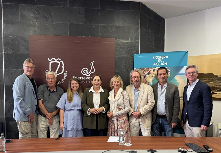 Die Expertengruppe von Protect the Planet, die das Cabildo bei der Umsetzung von „Blue Green FUTUREventura unterstützt. © Fritz Lietsch 