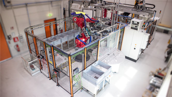 Forschungsplattform zur Untersuchung von Stack-Typen in Wolfsburg &copy; Fraunhofer IWU