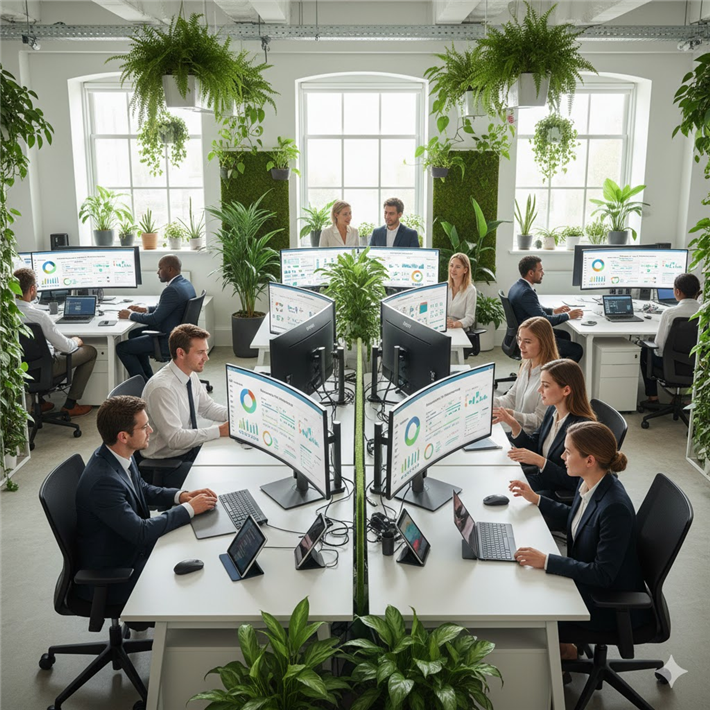 Vom Kauf zur Nutzung: Warum digitale Inventarverwaltung ein Baustein für nachhaltiges Wirtschaften ist &copy; ai generiert