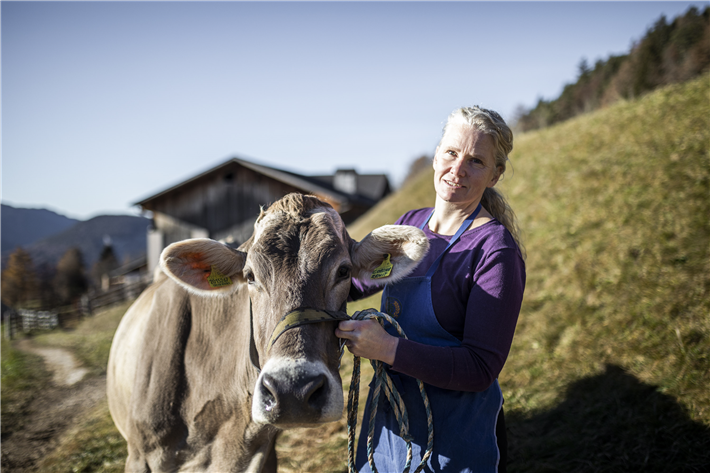 Bäuerin Siegried Stocker Lintner, Wöserhof Aldein © Armin Huber