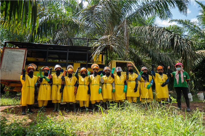 Ab Mai 2026 werden alle RSPO-zertifizierten Ölpalmenbauern verpflichtet sein, eine Human Rights Due Diligence durchzuführen, mit besonderem Fokus auf gefährdete Gruppen &copy; RSPO