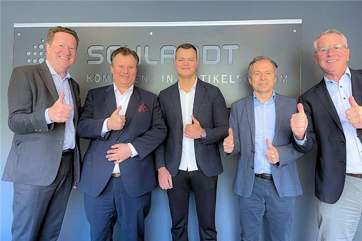 v. l. Walter Hitziger (Schlaadt), Olaf Pusch (Zentek), Artem Sasin (Zentek), Achim Gibson (Zentek), Jürgen Sohn (Schlaadt) &copy; Zentek