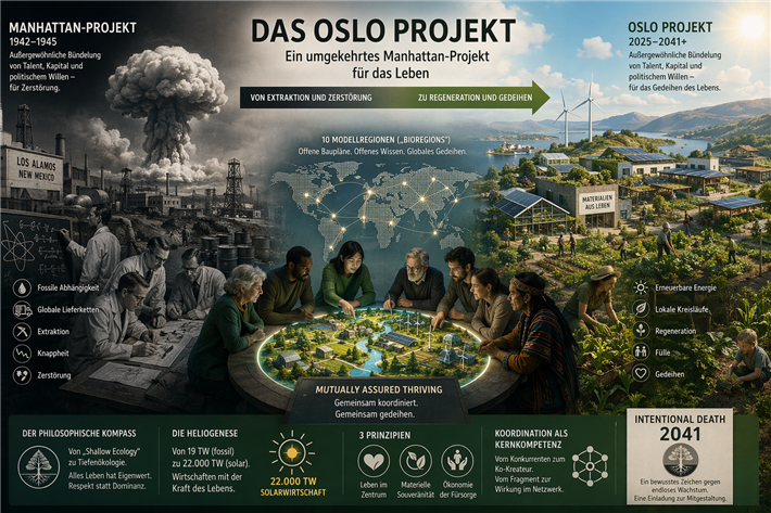 Oslo Project vs. Manhattan-Project &copy; erstellt mit KI