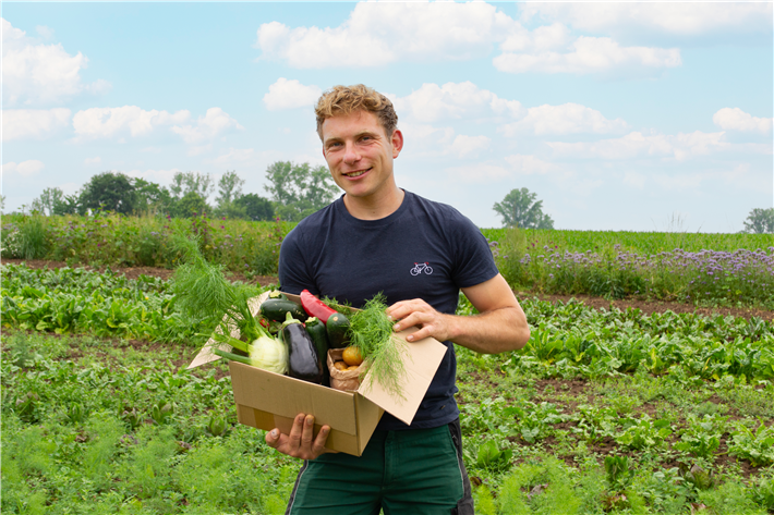 Daniel Hausmann ist biozyklisch-veganer Landwirt in Sachsen. © Daniel Hausmann