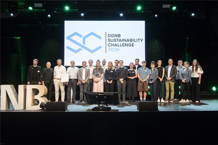 Alle Gewinner und Finalisten der DGNB Sustainability Challenge. © DGNB