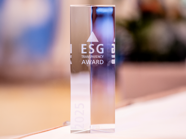 Der ESG Transparency Award 2026: Bewerbung möglich bis 30. September 2026 &copy; EUPD Group