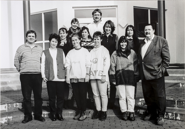 Das BIOFACH-Team im Jahr 2000 (Hagen Sunder ganz rechts) &copy; ÖKOWELT GmbH 