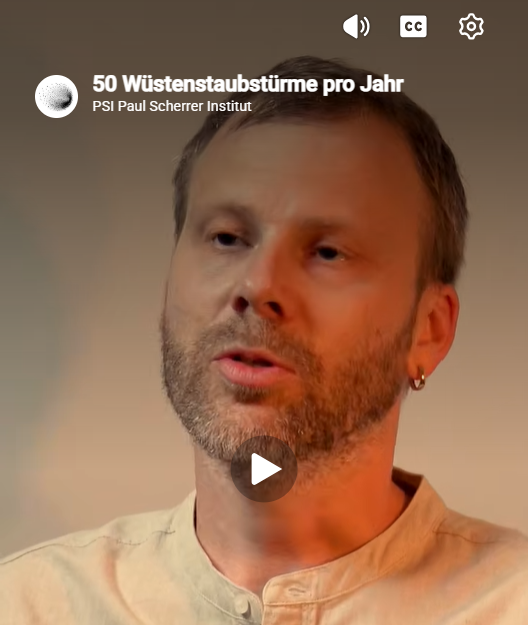 PSI-Forscher Kaspar Dällenbach analysierte die Daten von rund 500 Wüstenstaubstürmen in Europa. &copy; Paul Scherrer Institut PSI/ Markus Fischer und Gwendolin Schönfeld