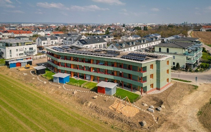 Haus (fast) ohne Heizung, Ingolstadt © Gemeinnützige Wohnungsbaugesellschaft Ingolstadt