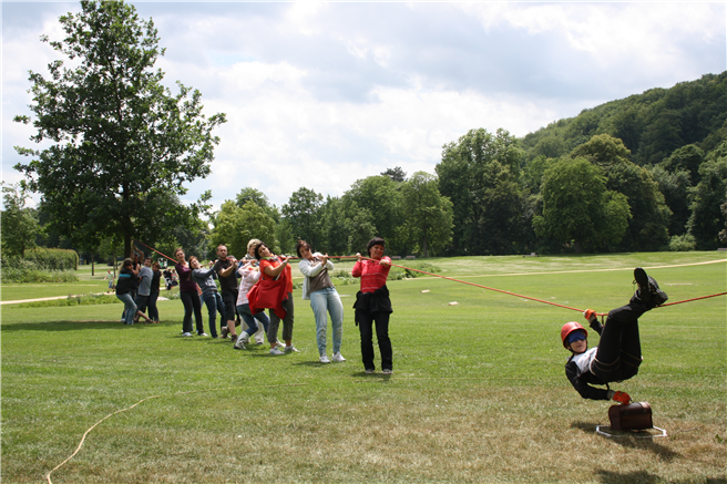 Outdoor Teamparcours © Erlebnis & Training