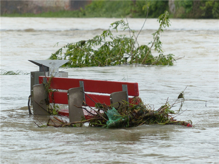Im Sommer 2021 wurden mehrere westeuropäische Länder von den verheerendsten Überschwemmungen der letzten Jahrzehnte heimgesucht. © Hans, pixabay.com