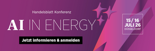 Handelsblatt Tagung AI in Energy, 15./16. Juli 2026, Düsseldorf
