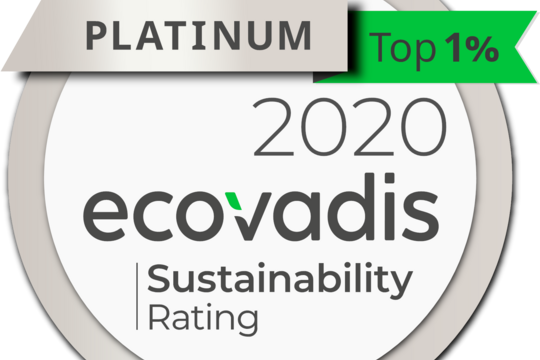 Rinn Beton- und Naturstein erhält Platin-Medaille von EcoVadis