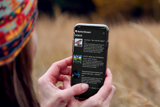 BetterStream - die Streaming-App für ein nachhaltiges Mindset