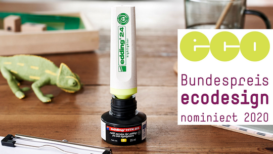 edding EcoLine – nominiert für den Bundespreis Ecodesign 2020