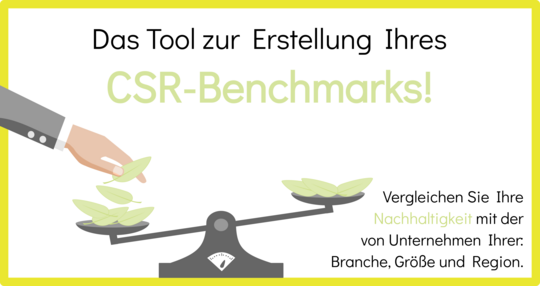 „CSR Benchmark“ - Online-Tool zum Vergleichen unternehmerischer Nachhaltigkeit
