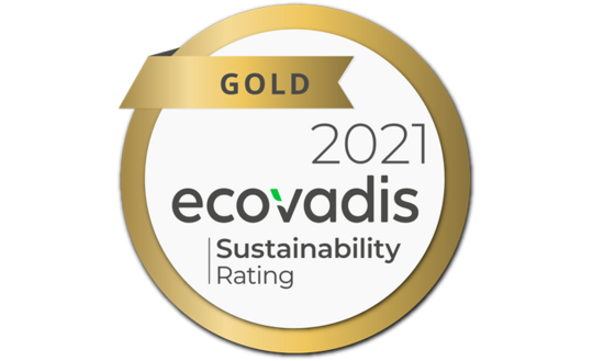 Gold-Medaille von EcoVadis