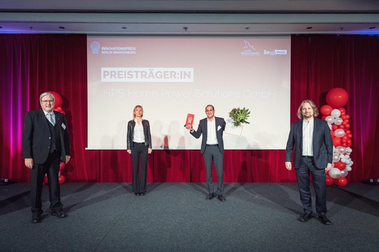 HPS erhält den „Innovationspreis Berlin Brandenburg“ für weltweit ersten Ganzjahres-Stromspeicher für Eigenheime