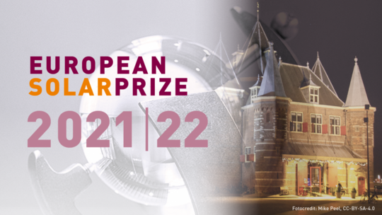 Europäischer Solarpreis 2021/22 - Konkrete Wege zu einem Regenerativen Europa