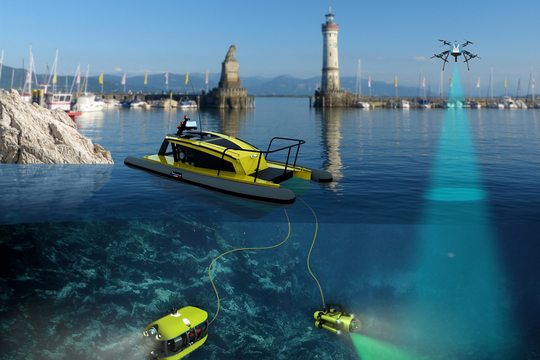 Roboter sammeln Unterwasser-Müll auf
