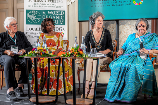 Vandana Shiva beim V. World Organic Forum: