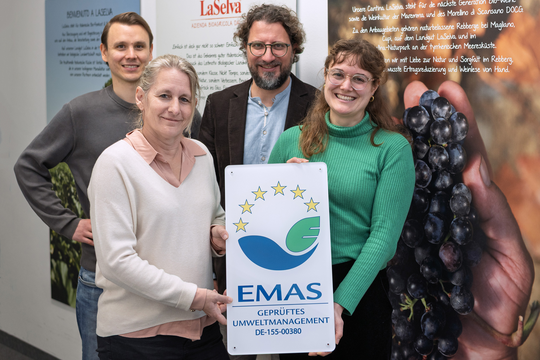 EMAS-Validierung für ein transparentes, europäisches Umweltmanagement der LaSelva Bio-Feinkost Unternehmensgruppe