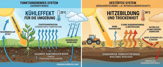Der Boden-Kohlenstoff-Schwamm als kritische Infrastruktur