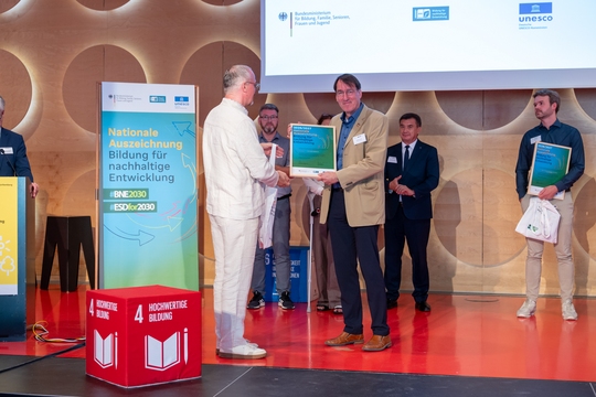 Auszeichnung der Deutschen UNESCO-Kommission für innovative Bildungsprojekte