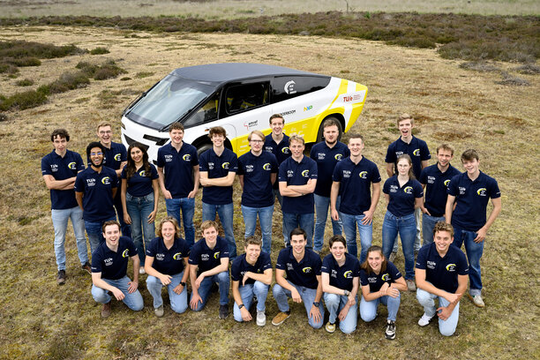 TU/e student team presents the world's first solar ambulance: Stella Juva