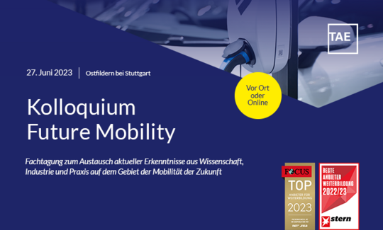Fachtagung Future Mobility am 27. Juni in Ostfildern bei Stuttgart